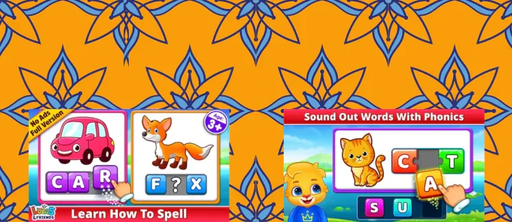 Spelling &amp; Phonics word game