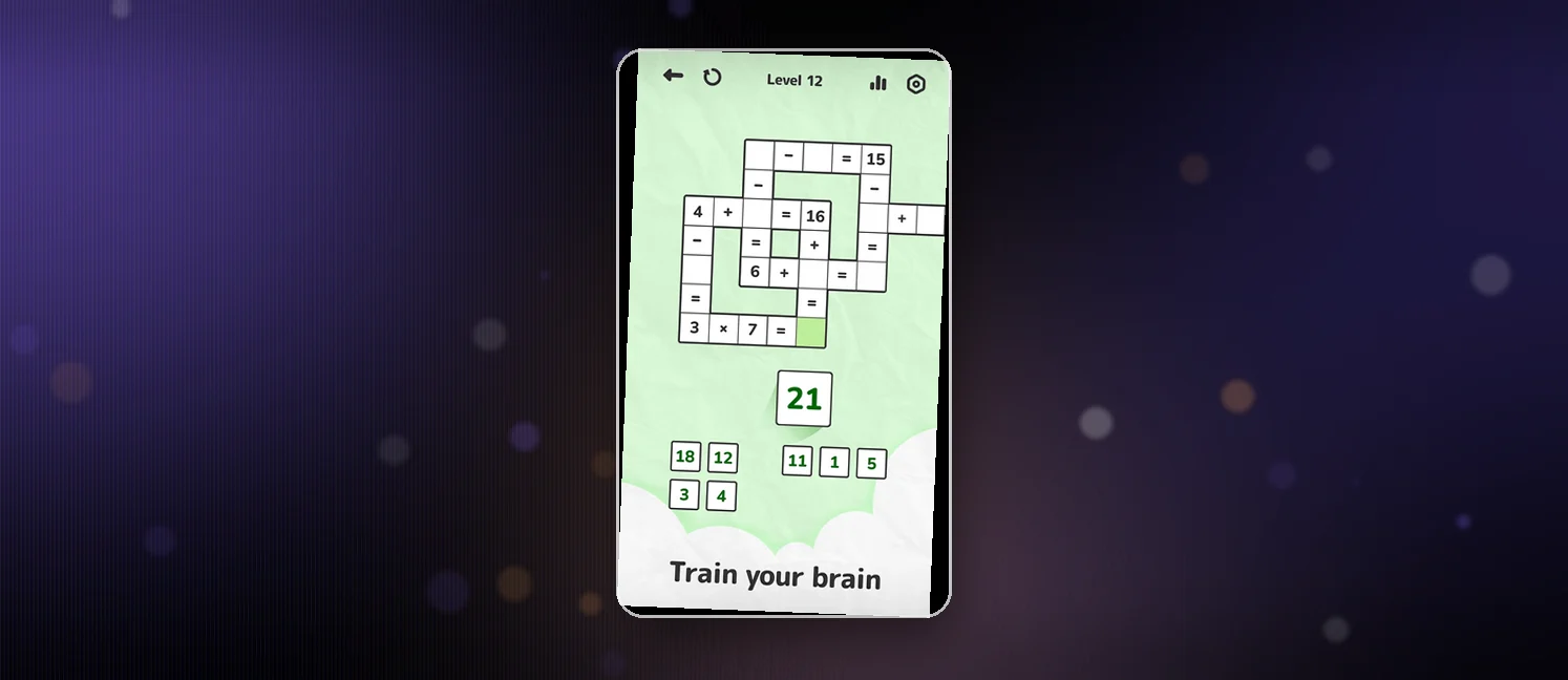 Math Crossword — Number puzzle gameplay